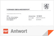 Antwort von Schmettau OLG Jena