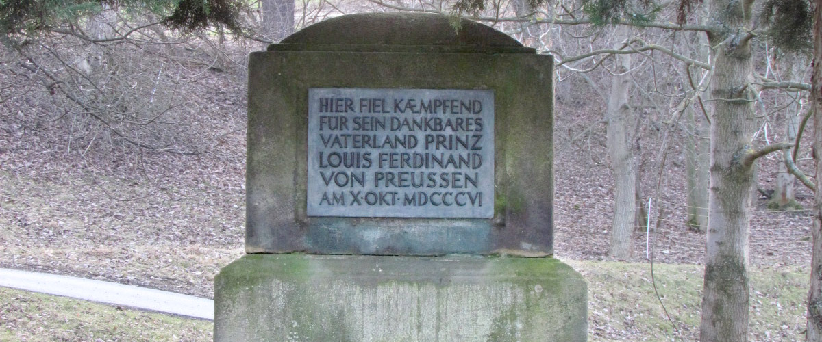 Prinz Louis Ferdinand von Preussen Denkmal Wöhlsdorf